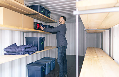 Storage unit to help declutter