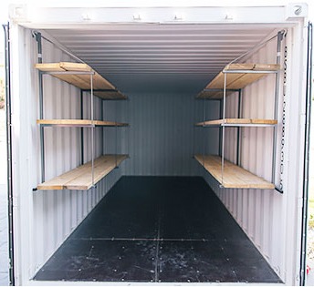 Storage on sale container shelf