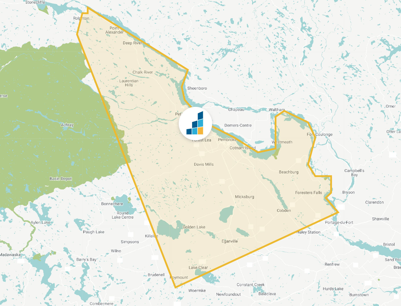 Petawawa's Location Map