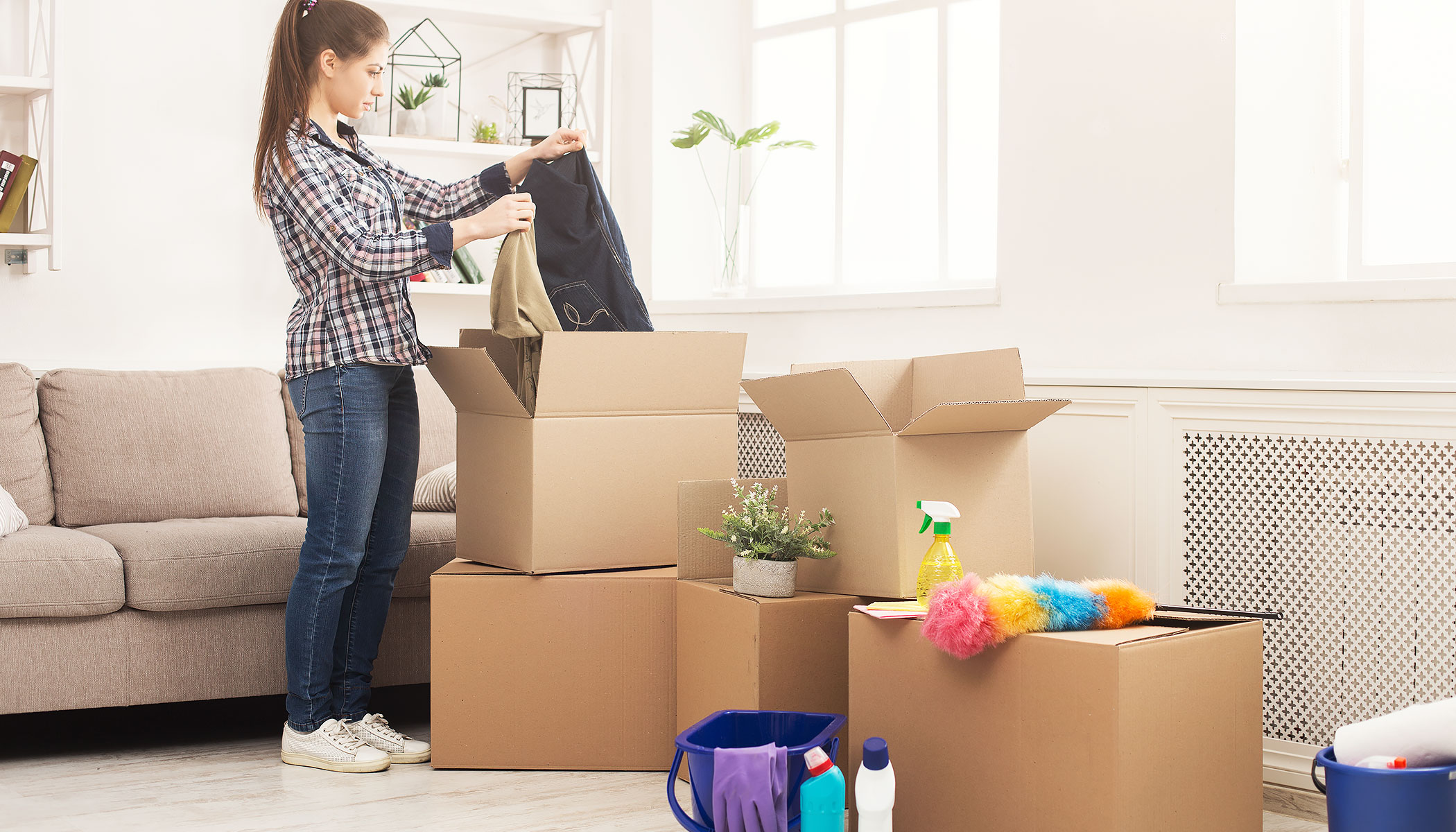 Tips for Cleaning and Sanitizing During a Move - COVID-19