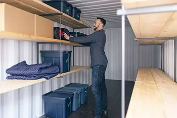 Storage unit to help declutter your home.