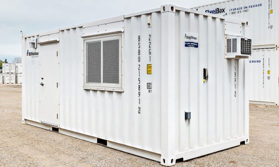 Shipping Container with a Personnel (Man) Door | BigSteelBox