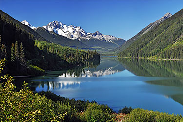 BC wilderness-lake and mountains