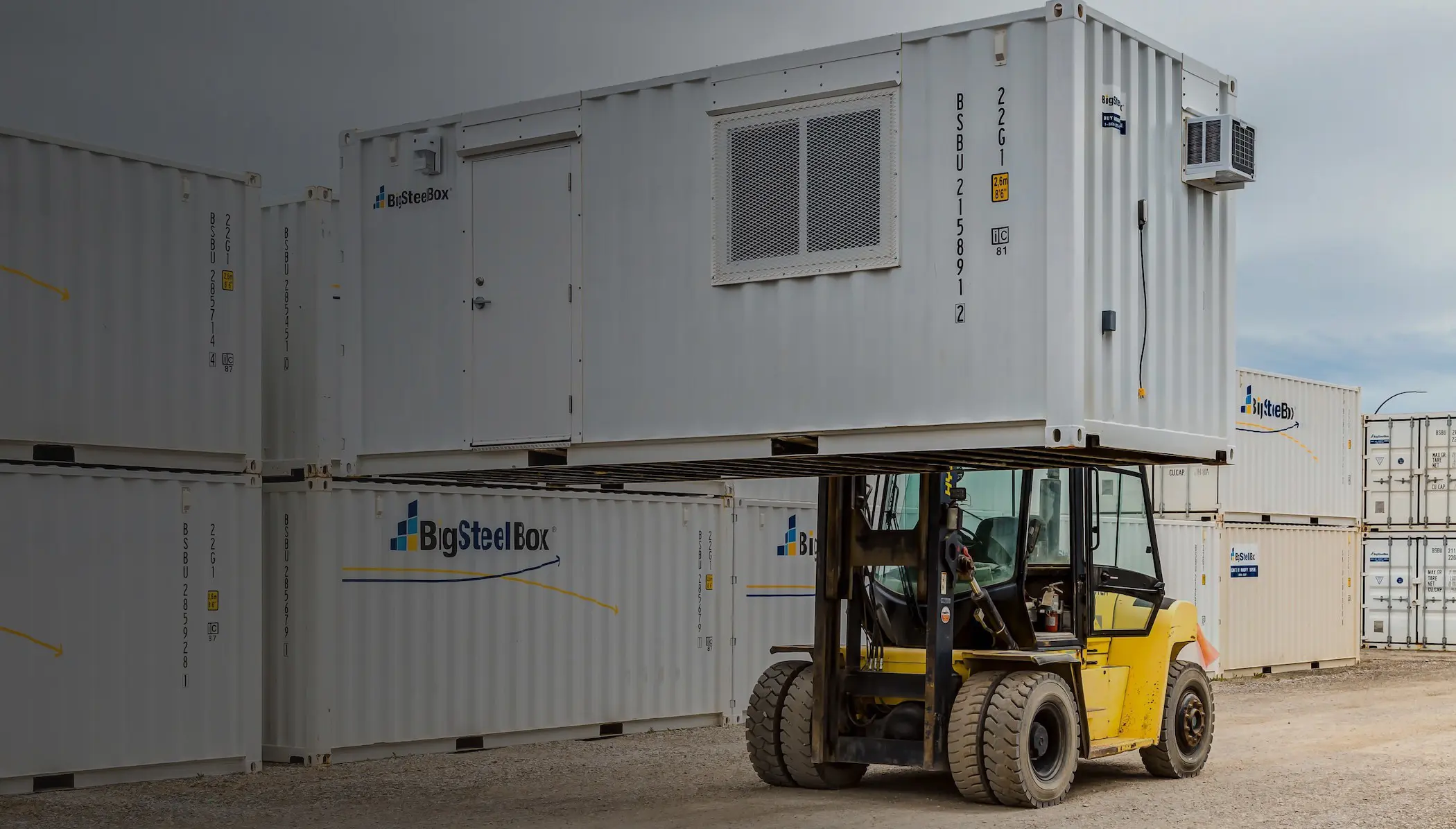 Modified Shipping Container with Personnel Door (Man door) - BigSteelBox