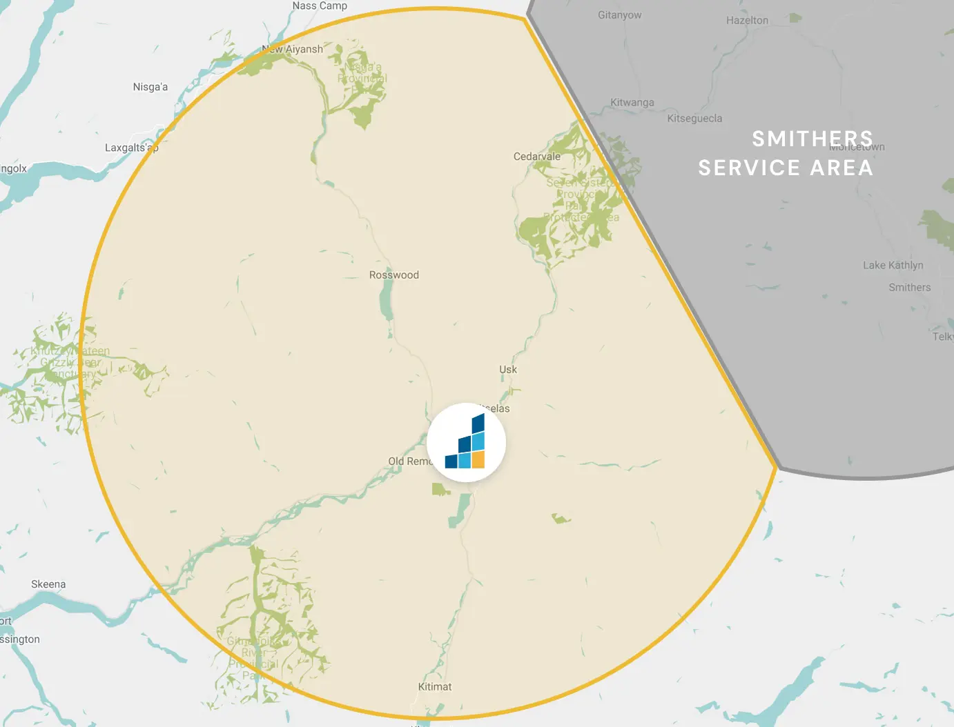 Terrace's Location Map