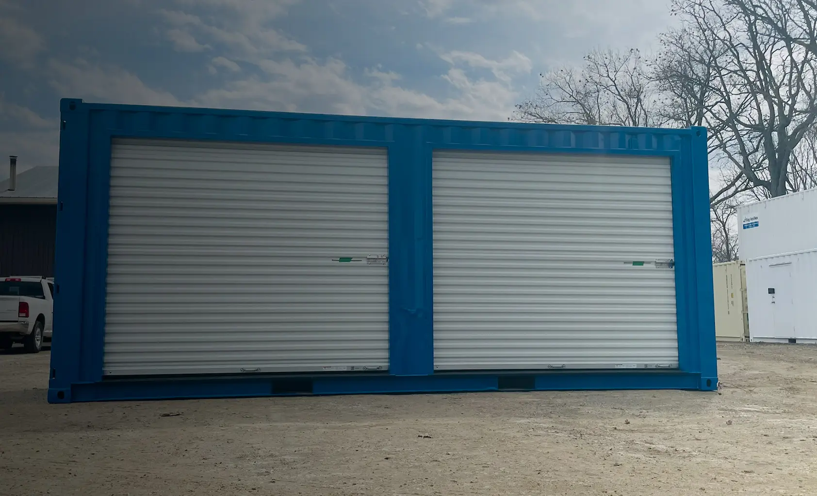 Modified Shipping Containers with Roll Up Doors - BigSteelBox
