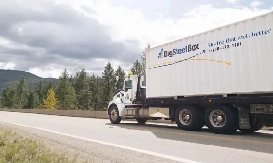 BigSteelBox long distance moving truck