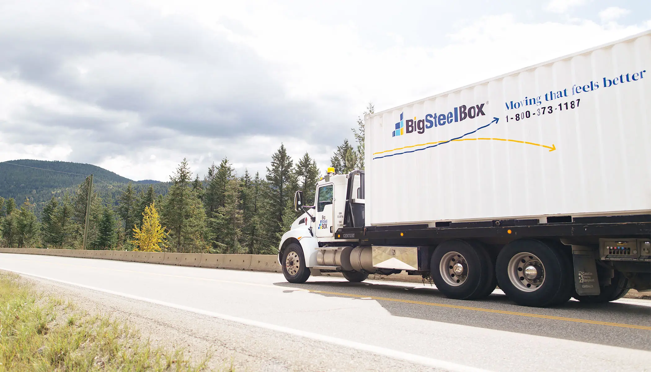 BigSteelBox long distance moving truck