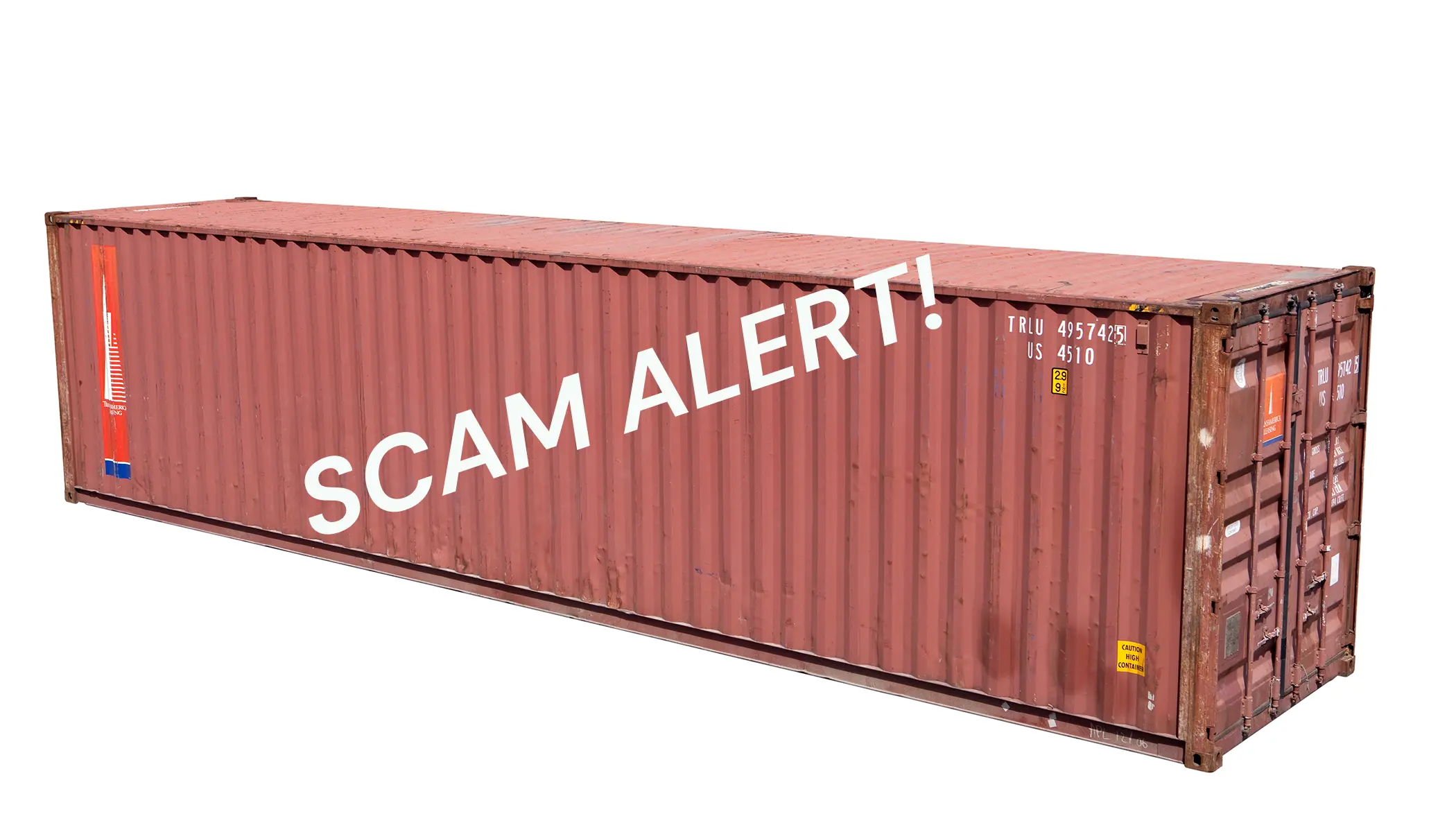 Shipping container sales scam warning