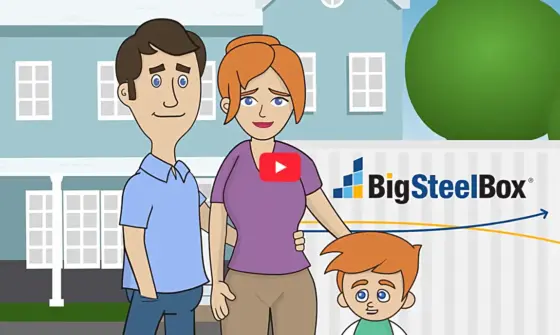 How our moving service works - BigSteelBox animated video