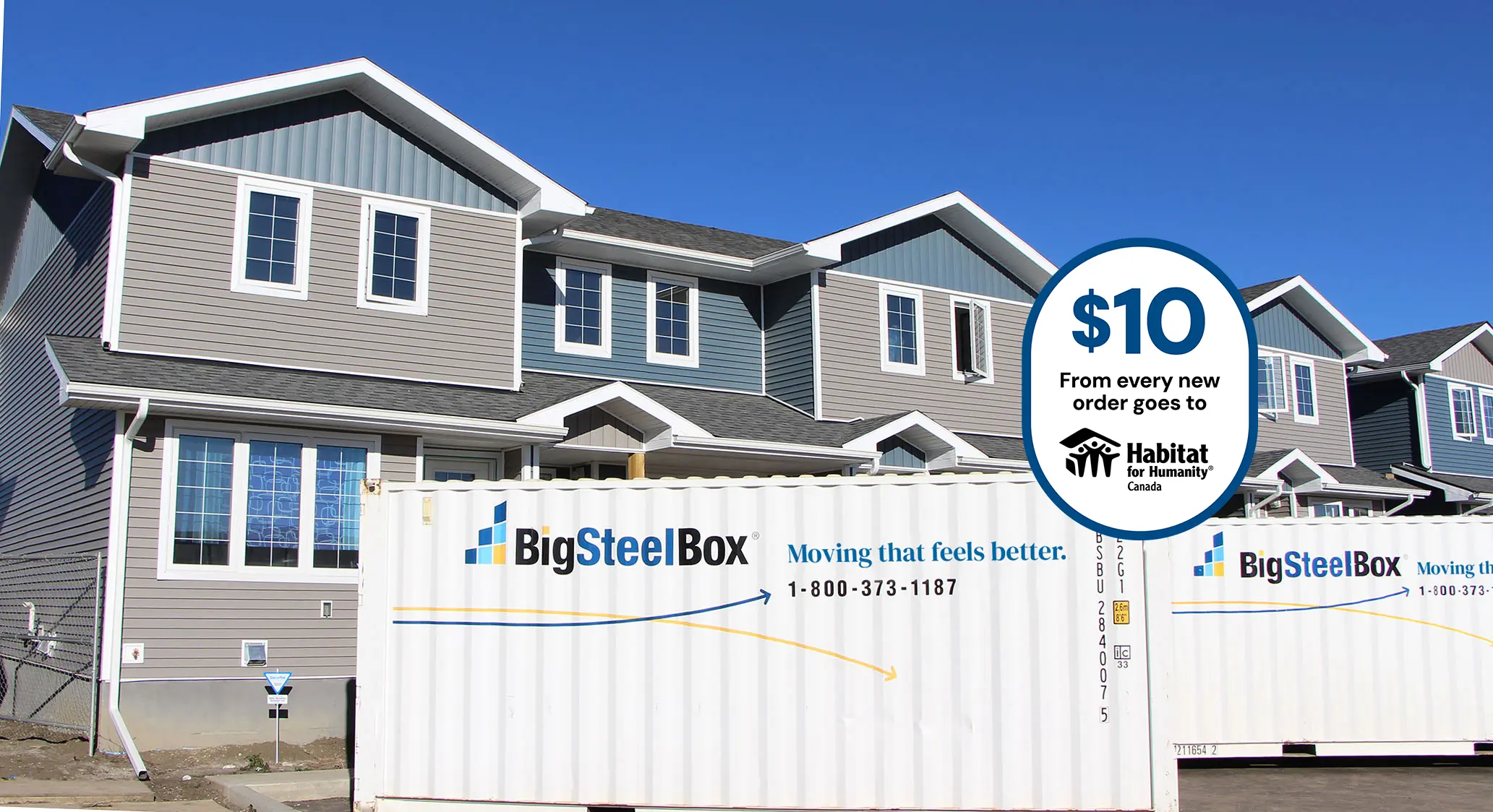BigSteelBox partnership with Habitat for Humanity